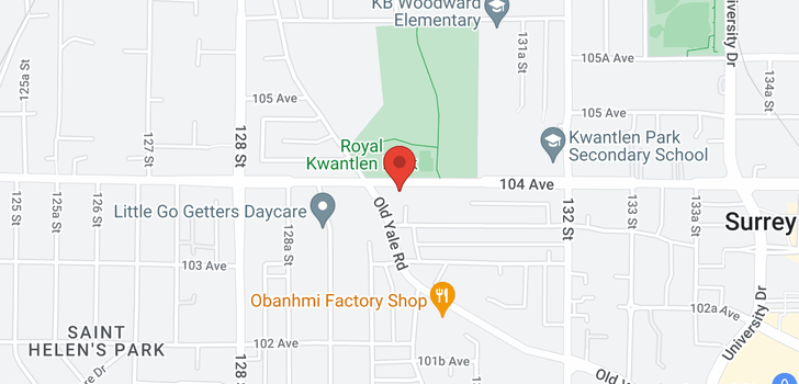 map of 12990 104 AVENUE
